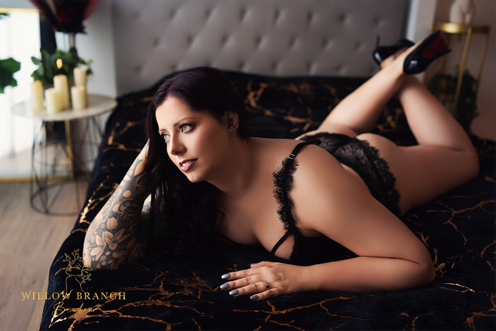 bridal boudoir session